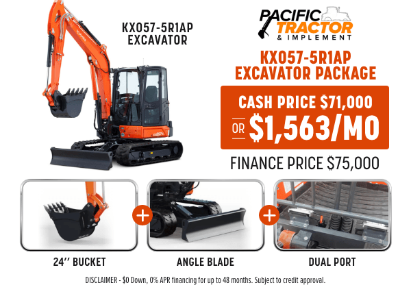 KX057-5R1AP Excavator Package