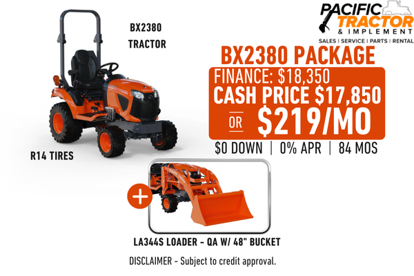 BX2380 Pac Tractor Package-updated